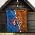 Knights and Tigers Quilt Dynamic Sporty Version