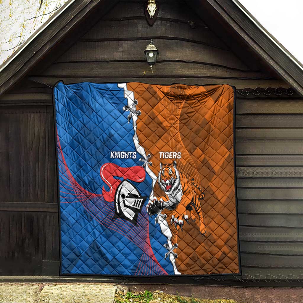 Knights and Tigers Quilt Dynamic Sporty Version