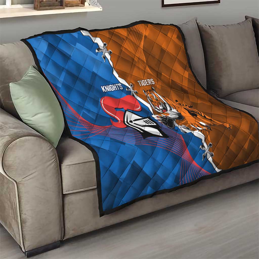 Knights and Tigers Quilt Dynamic Sporty Version