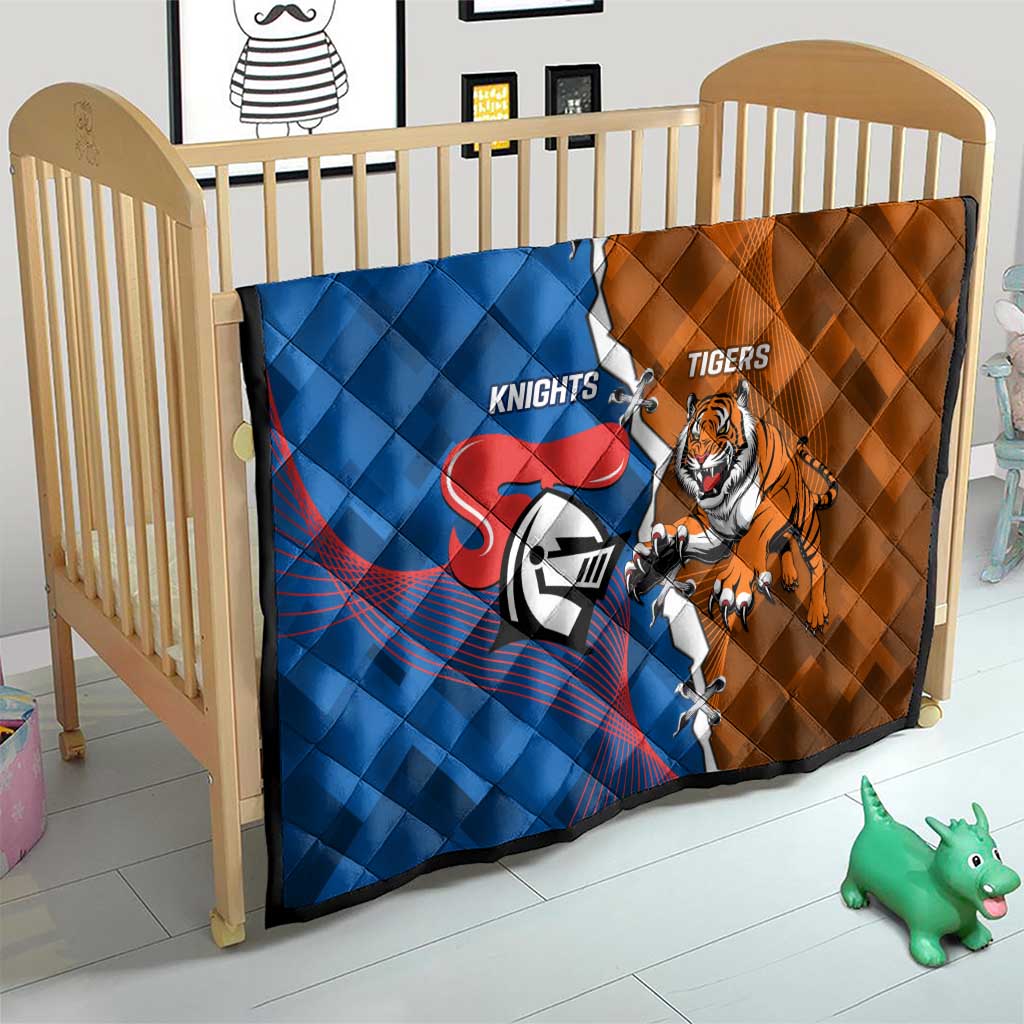 Knights and Tigers Quilt Dynamic Sporty Version