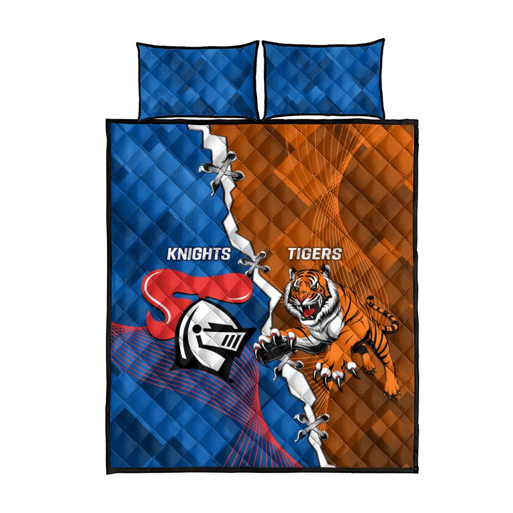 Knights and Tigers Quilt Bed Set Dynamic Sporty Version