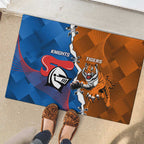 Knights and Tigers Rubber Doormat Dynamic Sporty Version