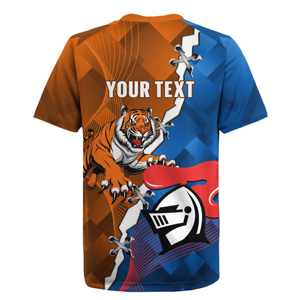 Personalised Knights and Tigers Rugby Jersey Dynamic Sporty Version