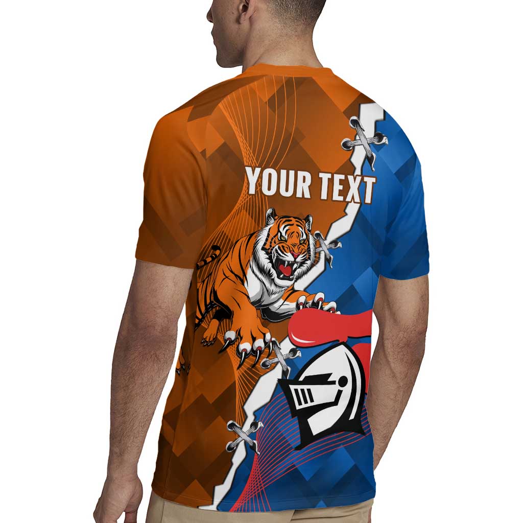 Personalised Knights and Tigers Rugby Jersey Dynamic Sporty Version
