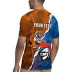 Personalised Knights and Tigers Rugby Jersey Dynamic Sporty Version