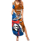 Personalised Knights and Tigers Summer Maxi Dress Dynamic Sporty Version