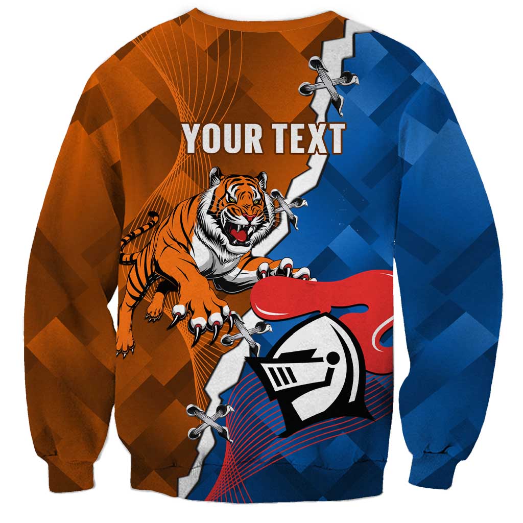 Personalised Knights and Tigers Sweatshirt Dynamic Sporty Version