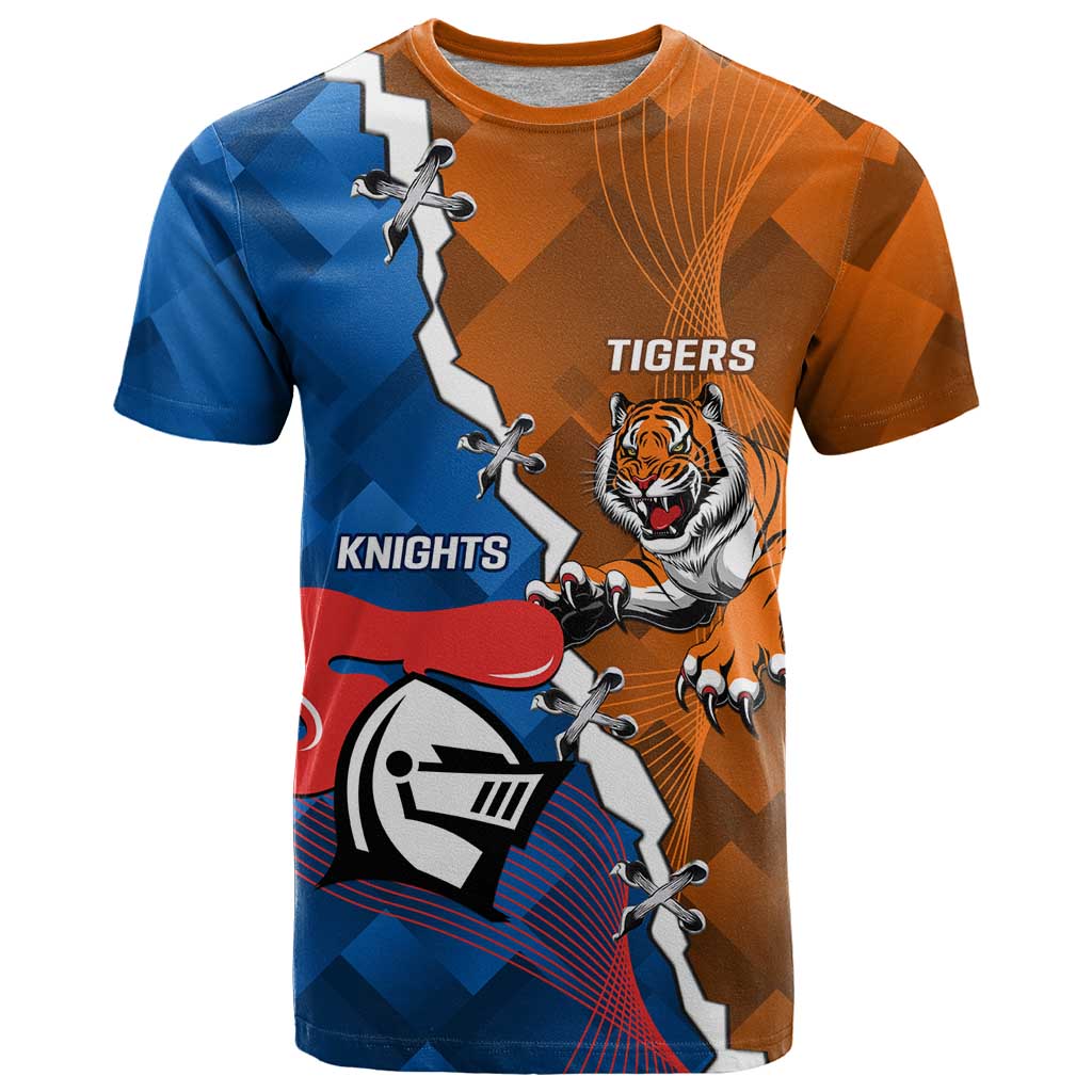Personalised Knights and Tigers T Shirt Dynamic Sporty Version