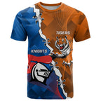 Personalised Knights and Tigers T Shirt Dynamic Sporty Version