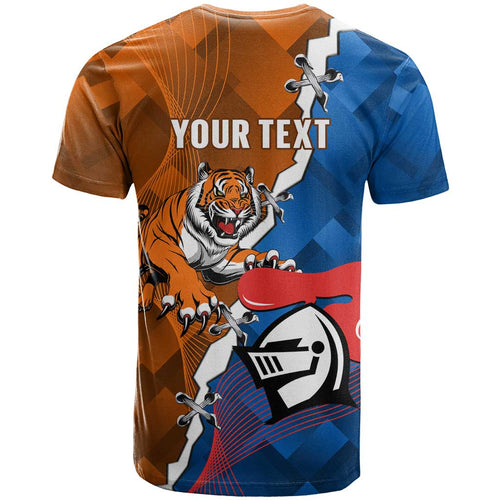 Personalised Knights and Tigers T Shirt Dynamic Sporty Version