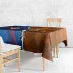 Knights and Tigers Tablecloth Dynamic Sporty Version