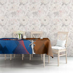Knights and Tigers Tablecloth Dynamic Sporty Version