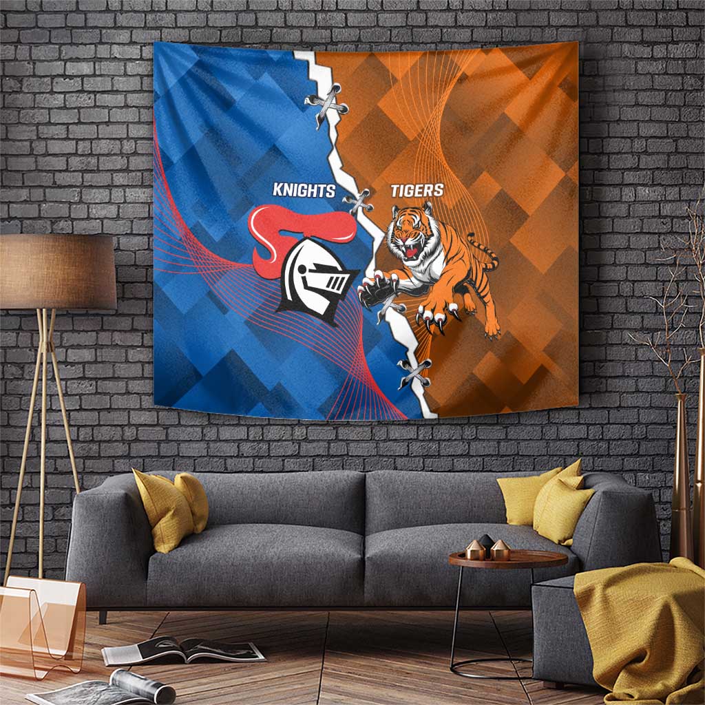 Knights and Tigers Tapestry Dynamic Sporty Version