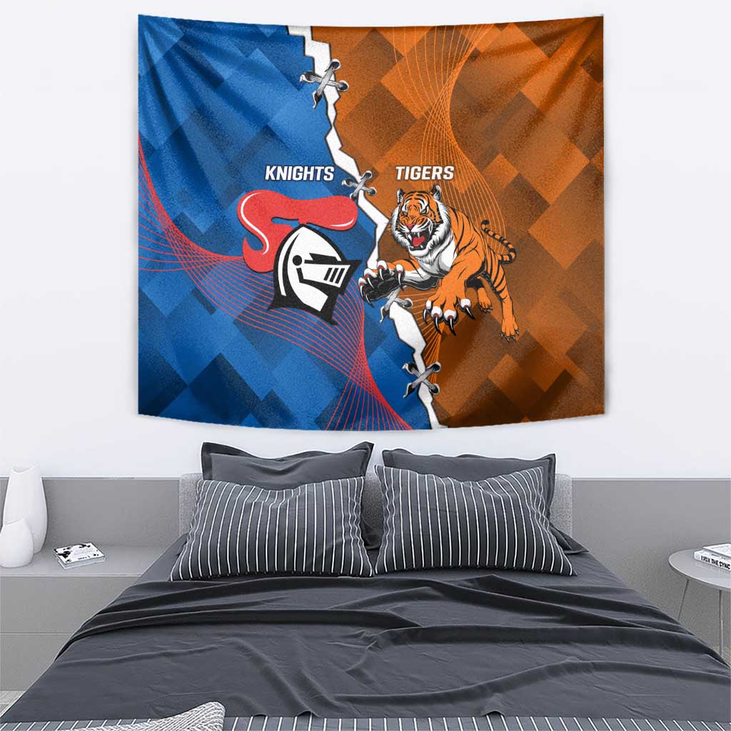 Knights and Tigers Tapestry Dynamic Sporty Version