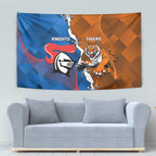 Knights and Tigers Tapestry Dynamic Sporty Version