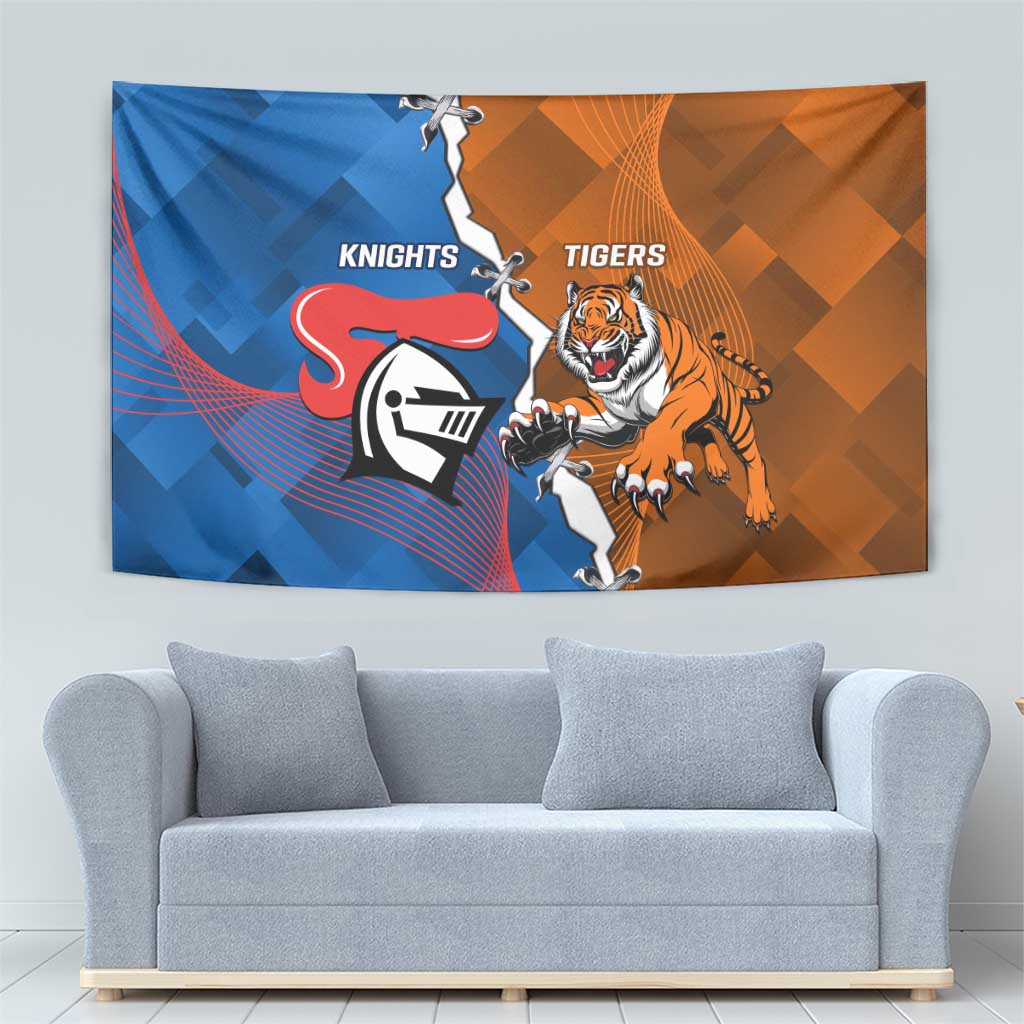 Knights and Tigers Tapestry Dynamic Sporty Version