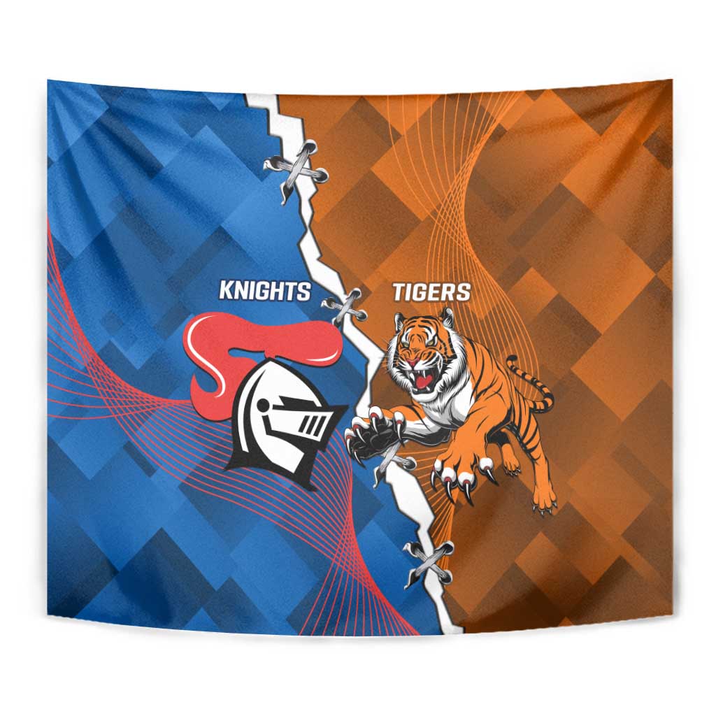 Knights and Tigers Tapestry Dynamic Sporty Version