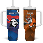 Knights and Tigers Tumbler With Handle Dynamic Sporty Version