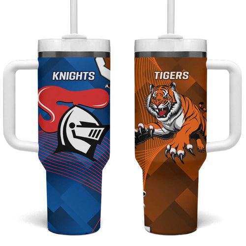 Knights and Tigers Tumbler With Handle Dynamic Sporty Version