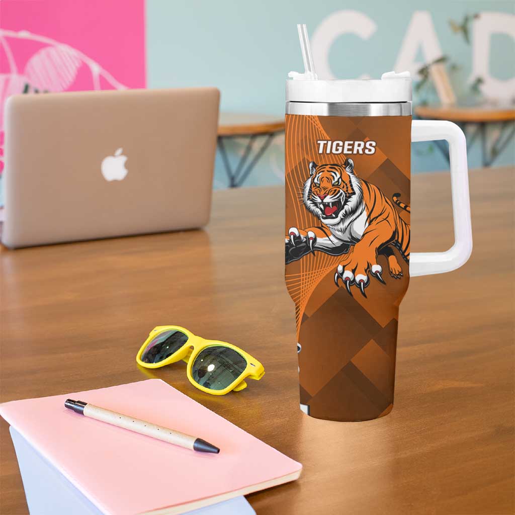 Knights and Tigers Tumbler With Handle Dynamic Sporty Version