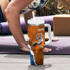 Knights and Tigers Tumbler With Handle Dynamic Sporty Version
