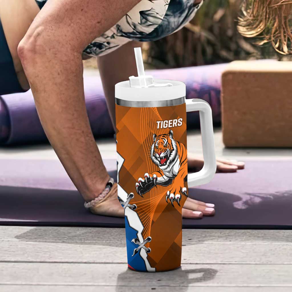 Knights and Tigers Tumbler With Handle Dynamic Sporty Version
