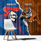 Knights and Tigers Window Curtain Dynamic Sporty Version