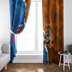 Knights and Tigers Window Curtain Dynamic Sporty Version