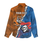 Personalised Knights and Tigers Women Casual Shirt Dynamic Sporty Version