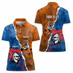 Personalised Knights and Tigers Women Polo Shirt Dynamic Sporty Version