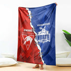Kangaroos and Swans Blanket Dynamic Sporty Version