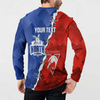 Personalised Kangaroos and Swans Button Sweatshirt Dynamic Sporty Version