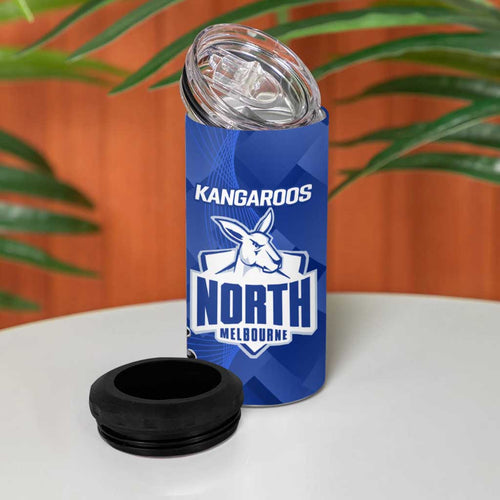 Kangaroos and Swans 4 in 1 Can Cooler Tumbler Dynamic Sporty Version