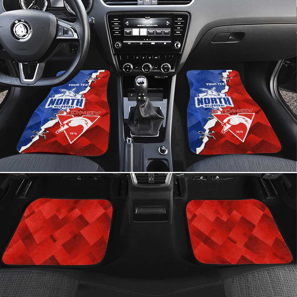 Kangaroos and Swans Car Mats Dynamic Sporty Version