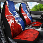 Kangaroos and Swans Car Seat Cover Dynamic Sporty Version