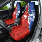 Kangaroos and Swans Car Seat Cover Dynamic Sporty Version