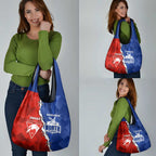 Kangaroos and Swans Grocery Bag Dynamic Sporty Version