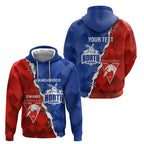 Personalised Kangaroos and Swans Hoodie Dynamic Sporty Version