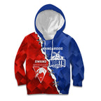 Personalised Kangaroos and Swans Kid Hoodie Dynamic Sporty Version