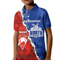 Personalised Kangaroos and Swans Kid Polo Shirt Dynamic Sporty Version