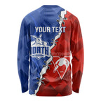 Personalised Kangaroos and Swans Long Sleeve Shirt Dynamic Sporty Version
