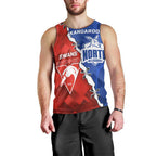 Personalised Kangaroos and Swans Men Tank Top Dynamic Sporty Version