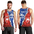 Personalised Kangaroos and Swans Men Tank Top Dynamic Sporty Version