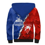 Personalised Kangaroos and Swans Sherpa Hoodie Dynamic Sporty Version