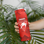 Kangaroos and Swans Skinny Tumbler Dynamic Sporty Version