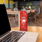 Kangaroos and Swans Skinny Tumbler Dynamic Sporty Version