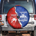 Kangaroos and Swans Spare Tire Cover Dynamic Sporty Version
