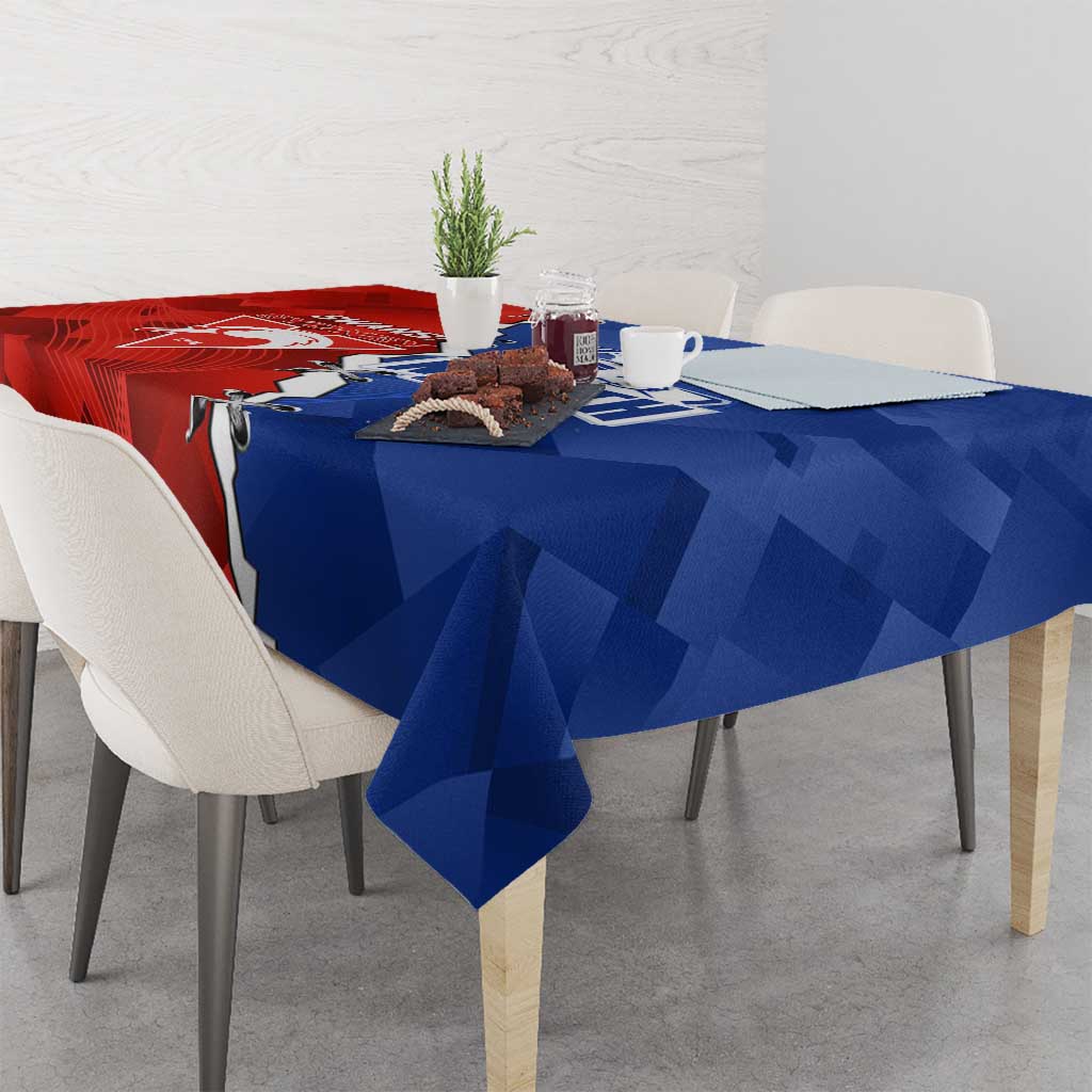 Kangaroos and Swans Tablecloth Dynamic Sporty Version