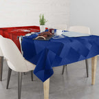 Kangaroos and Swans Tablecloth Dynamic Sporty Version