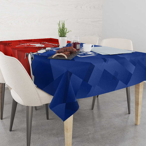 Kangaroos and Swans Tablecloth Dynamic Sporty Version